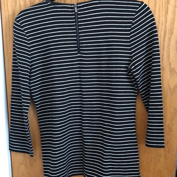 🆕Ann Taylor Stripped long sleeve top size MP. NEW - Picture 5 of 5
